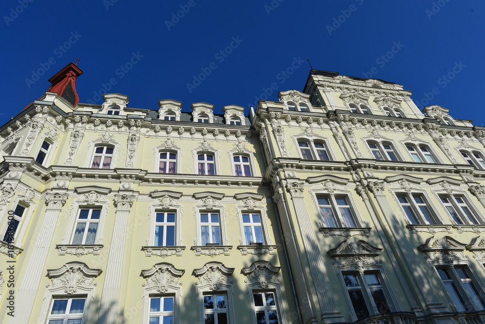 Historische Gebäude in Karlsbad (Karlovy Vary) Tschechien