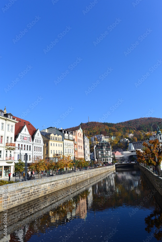 Herbststimmung in Karlsbad (Karlovy Vary) Tschechien 