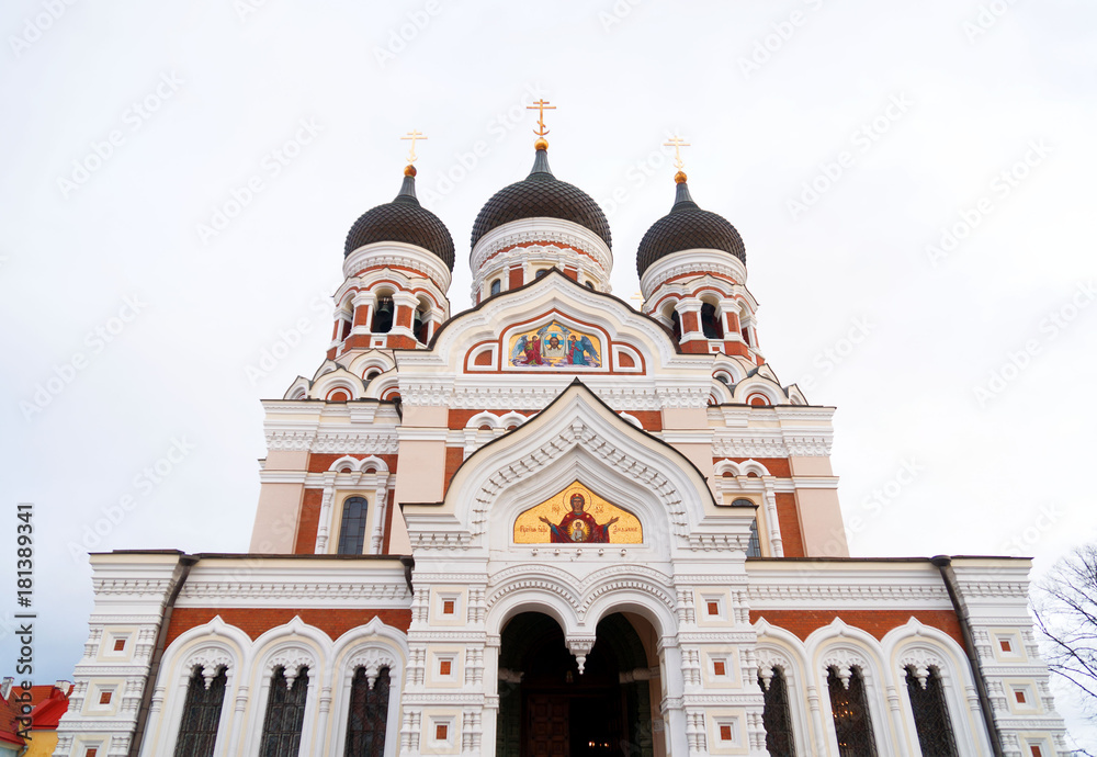 Alexander Nevsky Cathedral in old Tallinn.