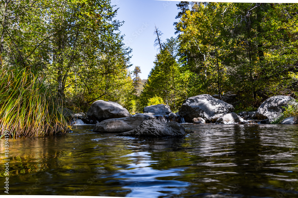 Flowing River in Sedona Arizona: Still Waters Flowing River in Sedona Arizona: Still Waters