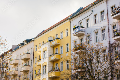 typical apartments from exterior view at berlin
