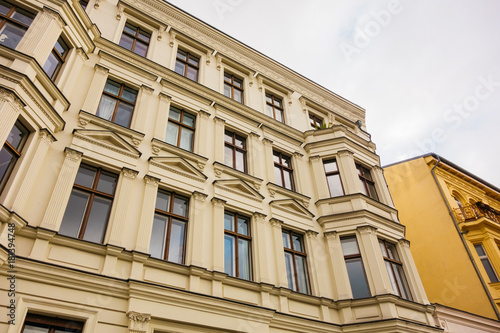 low angle view of residential facade © Robert Herhold