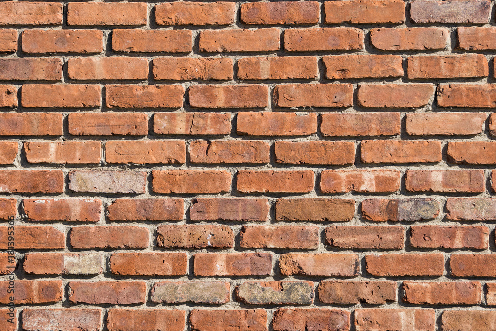 Red Brick Wall Background