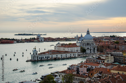 Sunset in Venice from St Mark's Campanile