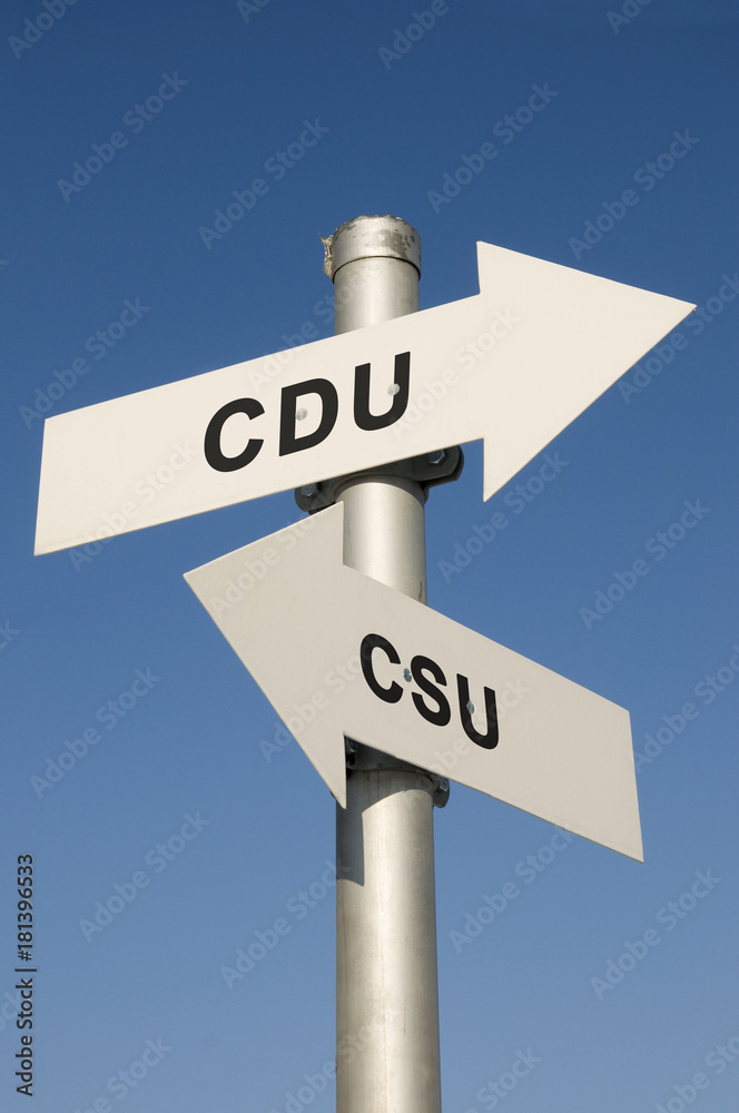 Krise in der Koalition - CDU - CSU - Symbolfoto Krise in der Koalition - CDU - CSU - Symbolfoto