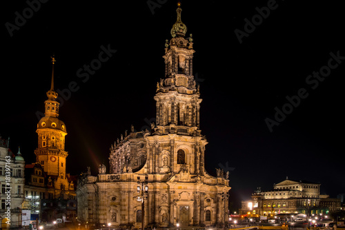 Hofkirche, Schloß und Semperoper Dresden