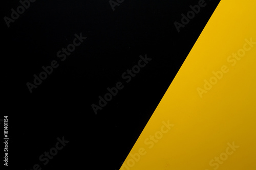 yellow and black paper