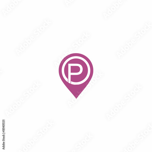 P letter pin logo design Free Download P letter pin logo design - GFXLoad