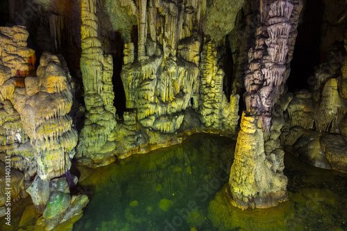 Dikteo Andro Cave also known as birth place of Zeus in Crete, Greece. photo