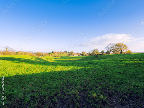 Autumn countryside morning Northern Ireland