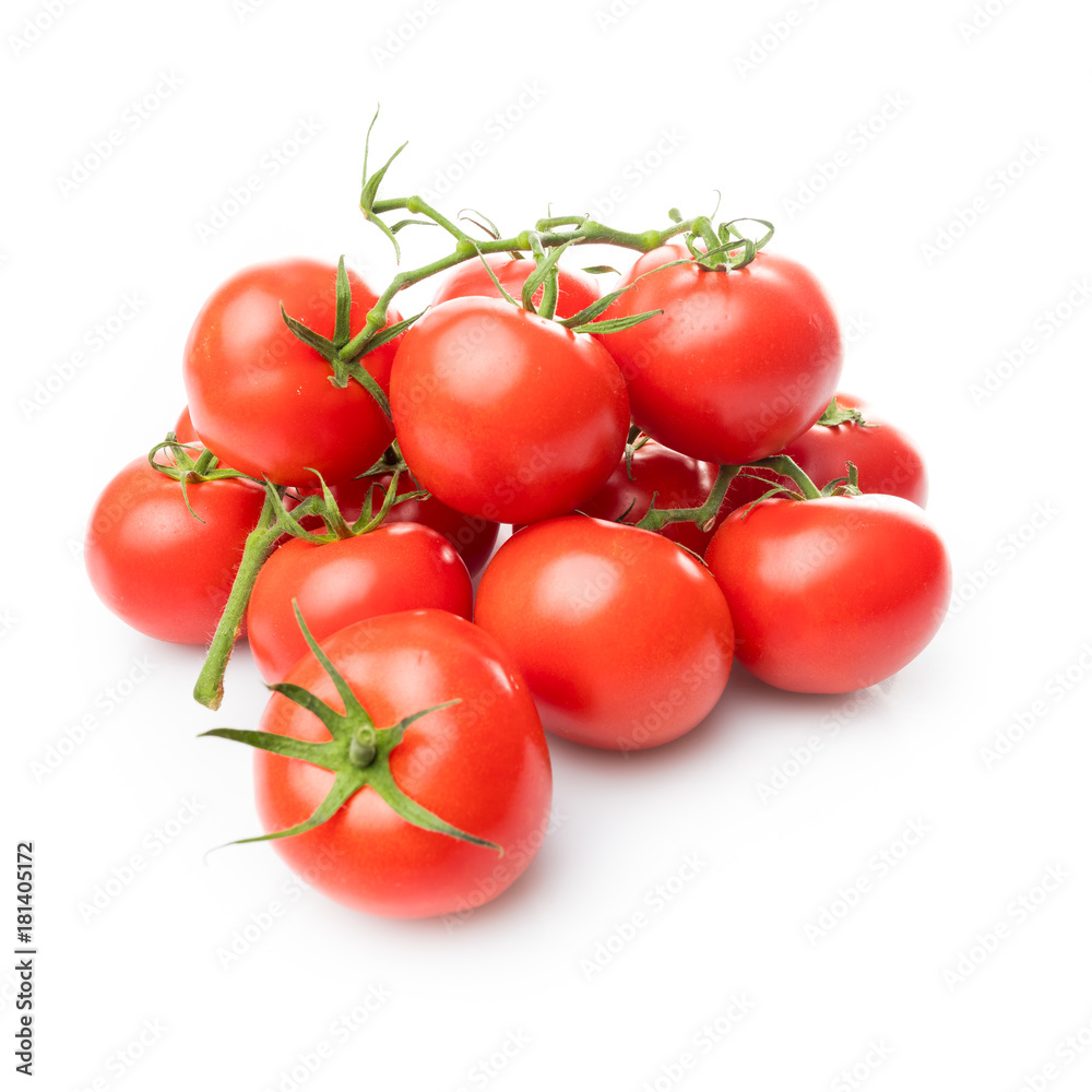 Fresh tomatoes on white background Fresh tomatoes on white background