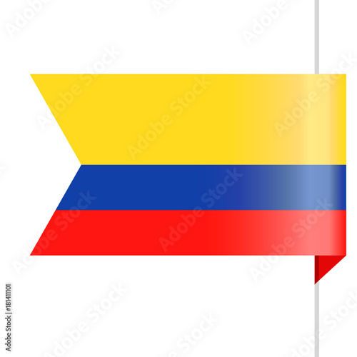 Free Download Colombia Flag Vector Bookmark Icon - GFXLoad