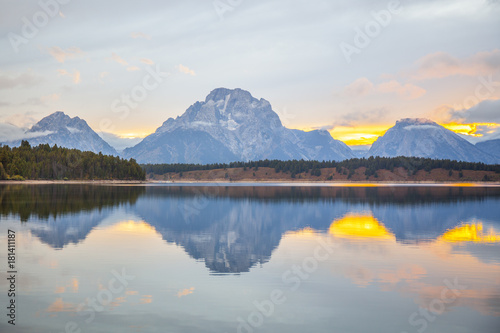 Three mountains lake