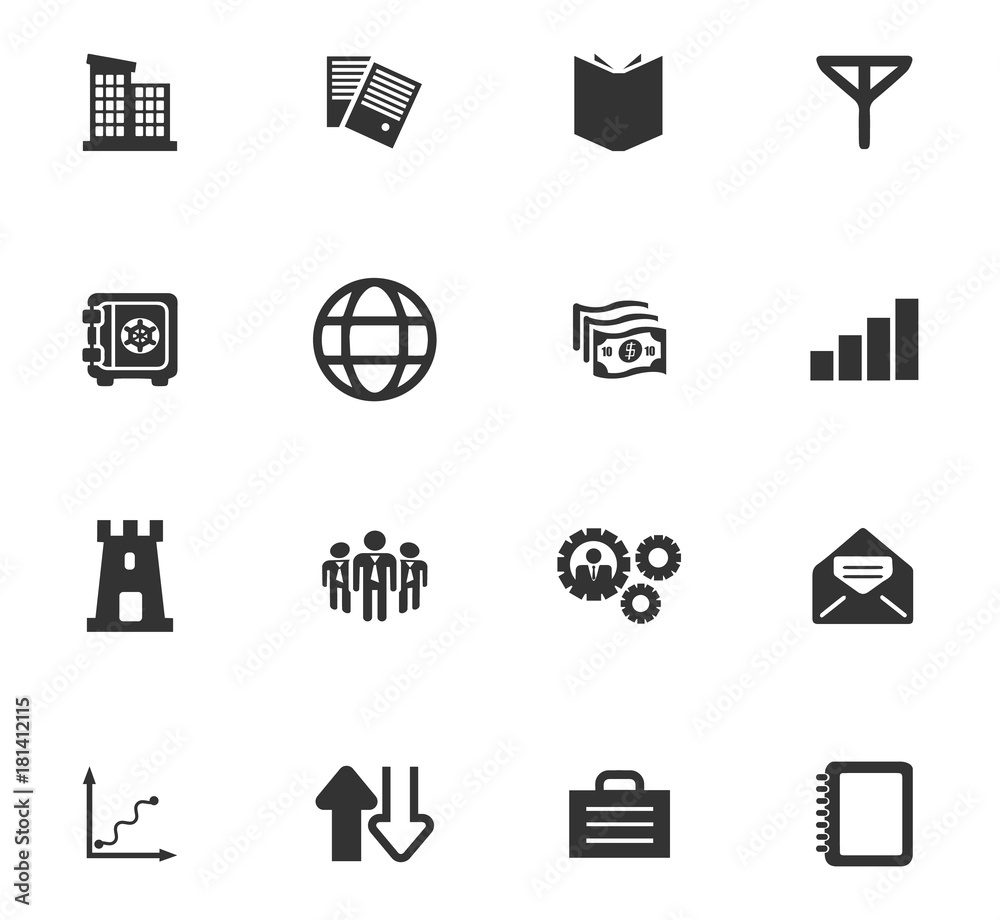 Business icons set Business icons set