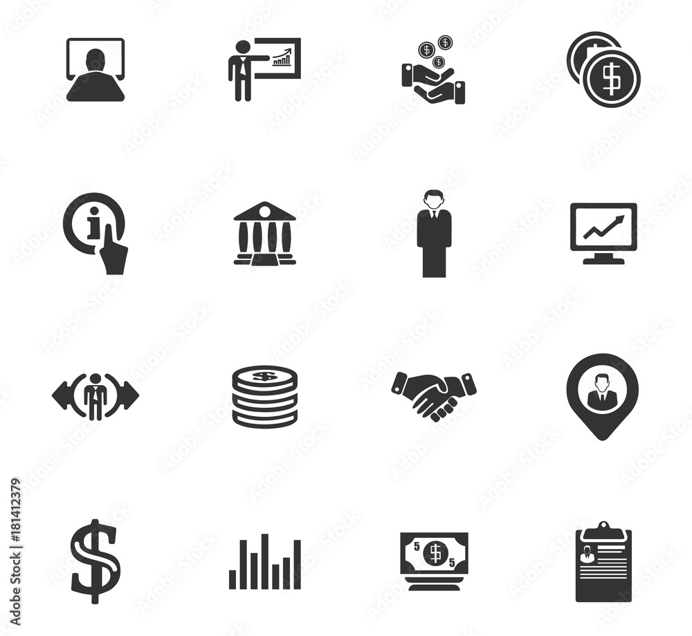 Business icons set Business icons set