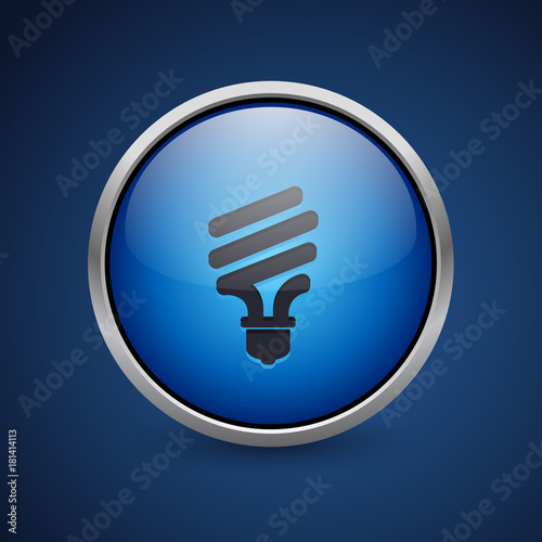 Push Button - Dark Blue Web Icon
