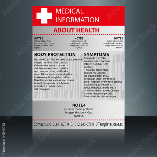 Medical Brochure Flyer Design Template A4 Size - Medical Brochure Template