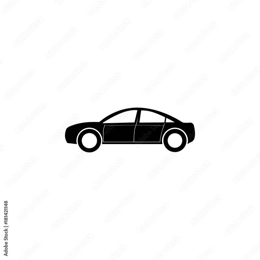 Sedan car icon. Car type simple icon. Transport element icon. Premium quality graphic design. Signs, outline symbols collection icon for websites, web design