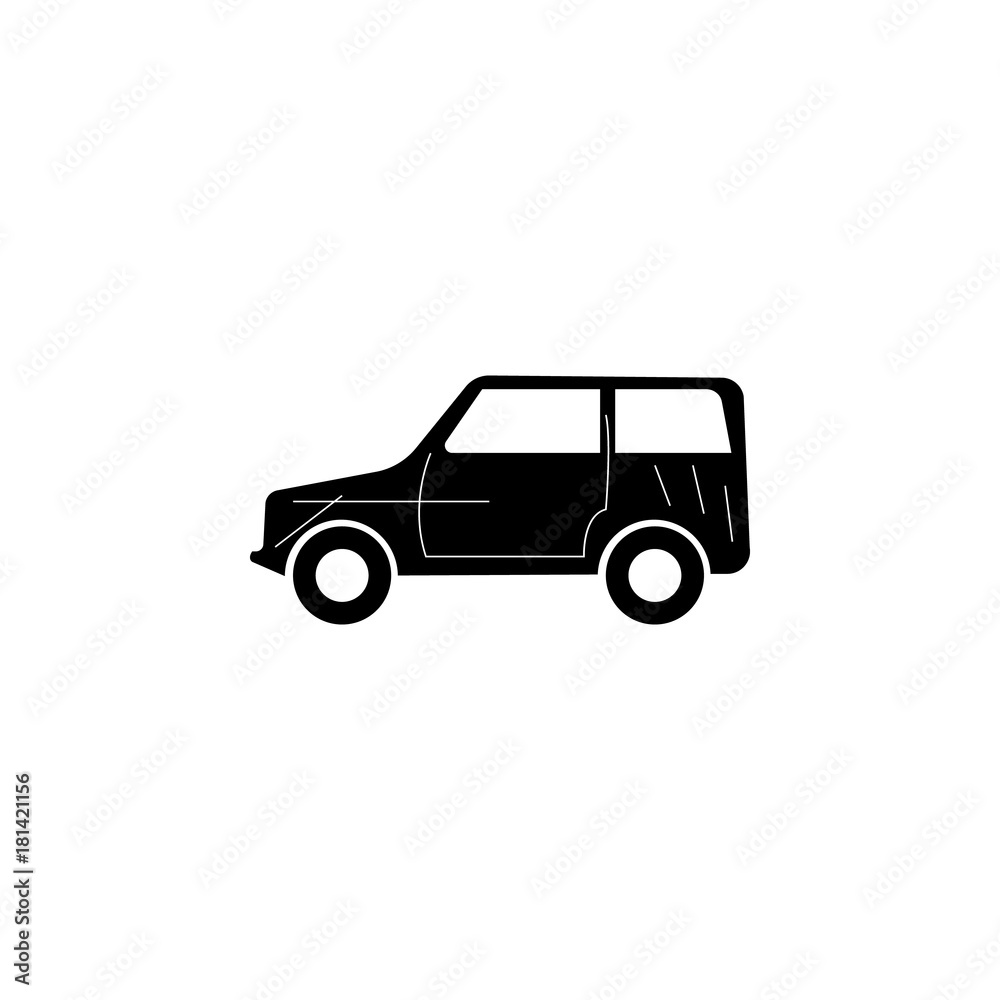 Off-road car icon. Car type simple icon. Transport element icon. Premium quality graphic design. Signs, outline symbols collection icon for websites, web design