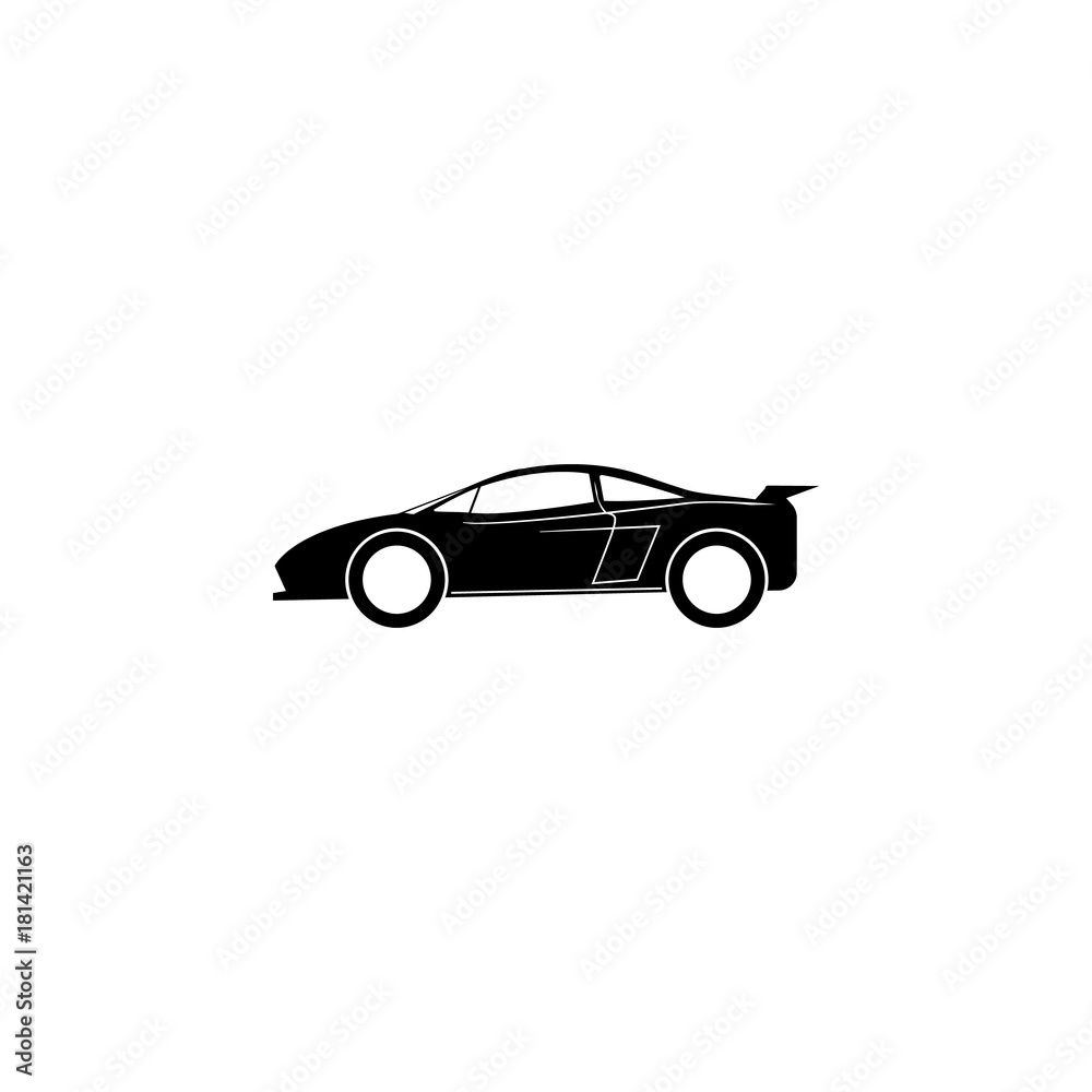 sports car icon. Car type simple icon. Transport element icon. Premium quality graphic design. Signs, outline symbols collection icon for websites, web design