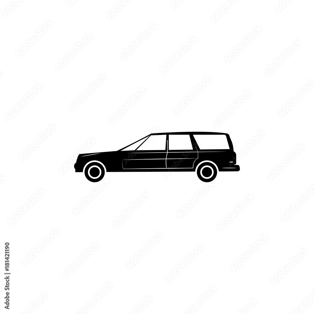 station wagon icon. Car type simple icon. Transport element icon. Premium quality graphic design. Signs, outline symbols collection icon for websites, web design