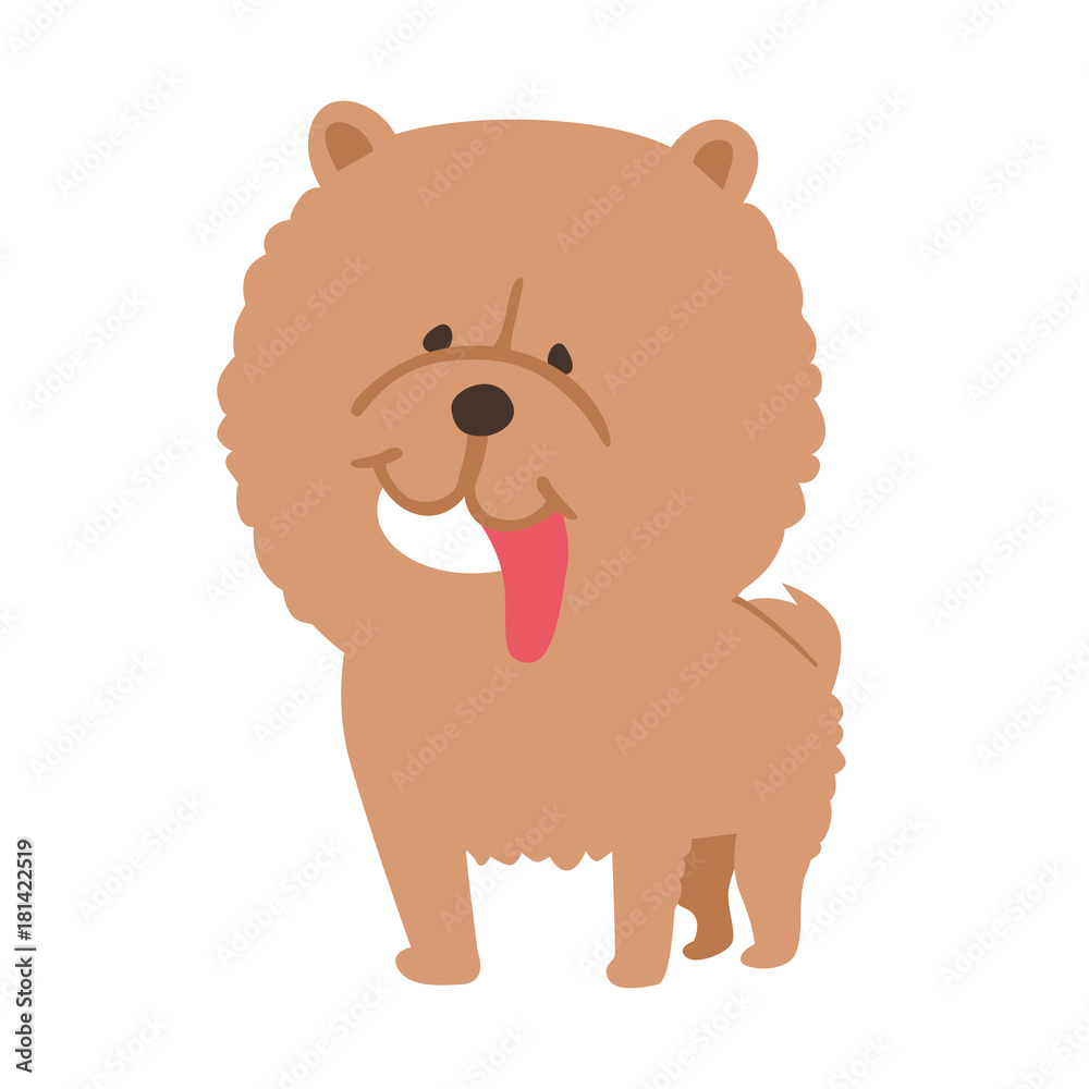 Obraz premium dog,chow chow,illustration