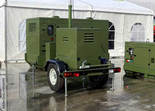 Military diesel power station