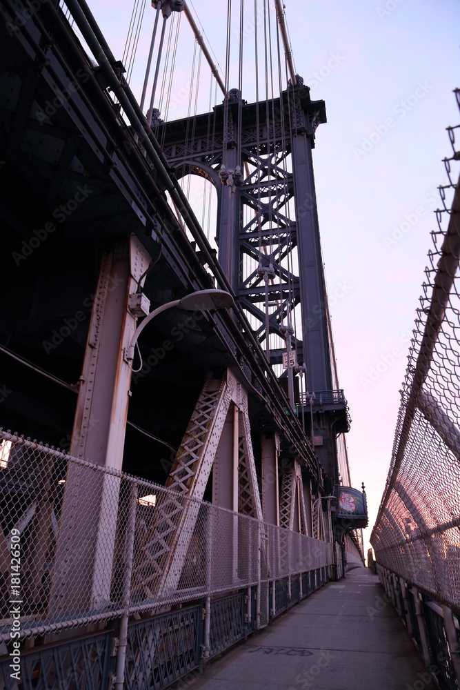 Naklejka premium Manhattan Bridge