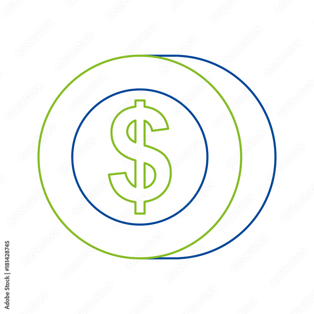 coin dollar money cash payment mobile button vector illustration coin dollar money cash payment mobile button vector illustration