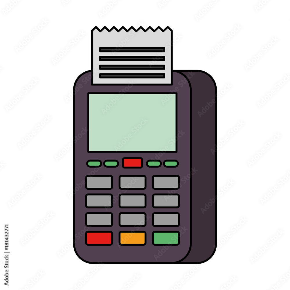dataphone transaction payment shop online icon vector illustration dataphone transaction payment shop online icon vector illustration