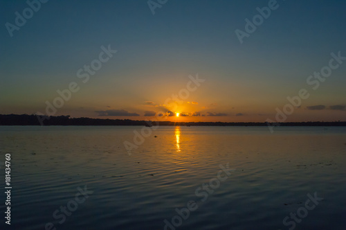 Sunset over the swamp
