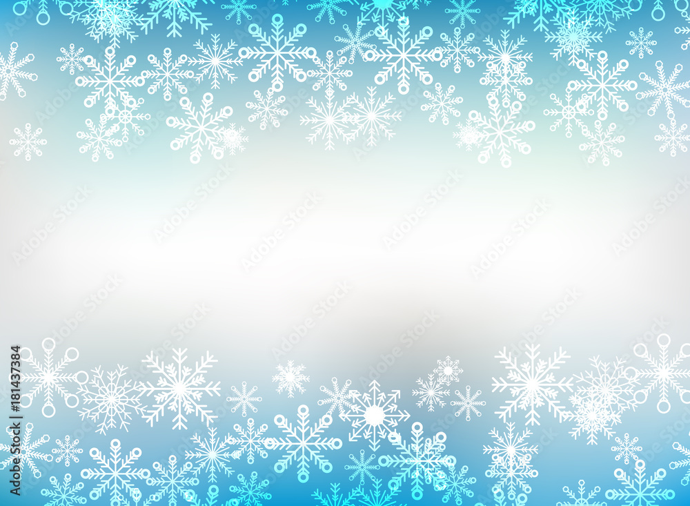 Abstract background. Snowflakes. Set. Different. Snow. Winter. New Year's and Christmas. Abstract background. Snowflakes. Set. Different. Snow. Winter. New Year's and Christmas.