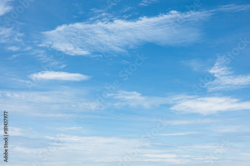 Blue sky and cloud background