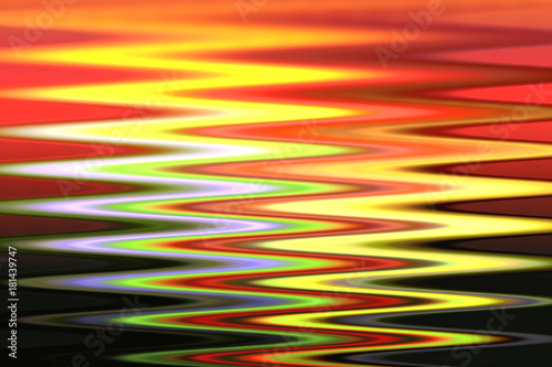 abstract rainbow wave blur light yellow red green