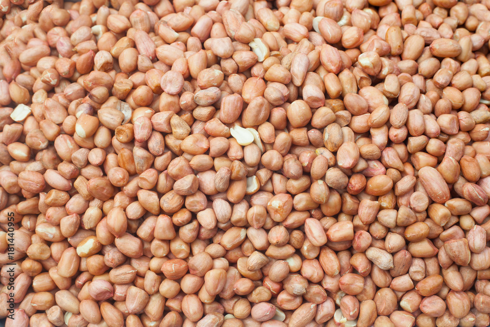 Peanuts seeds background close up Peanuts seeds background close up