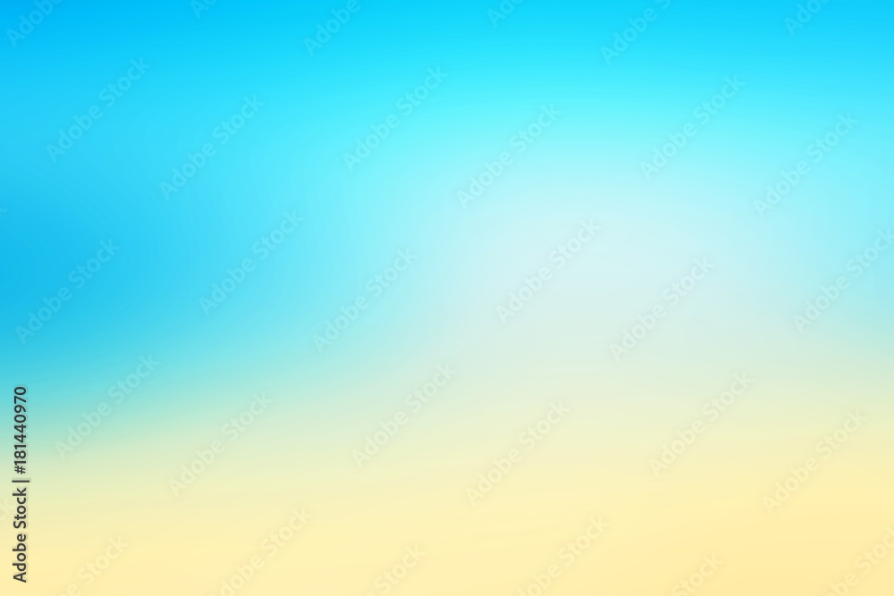 Summer  tropical beach bokeh background, tropical  vacation and travel concept. Copy space.