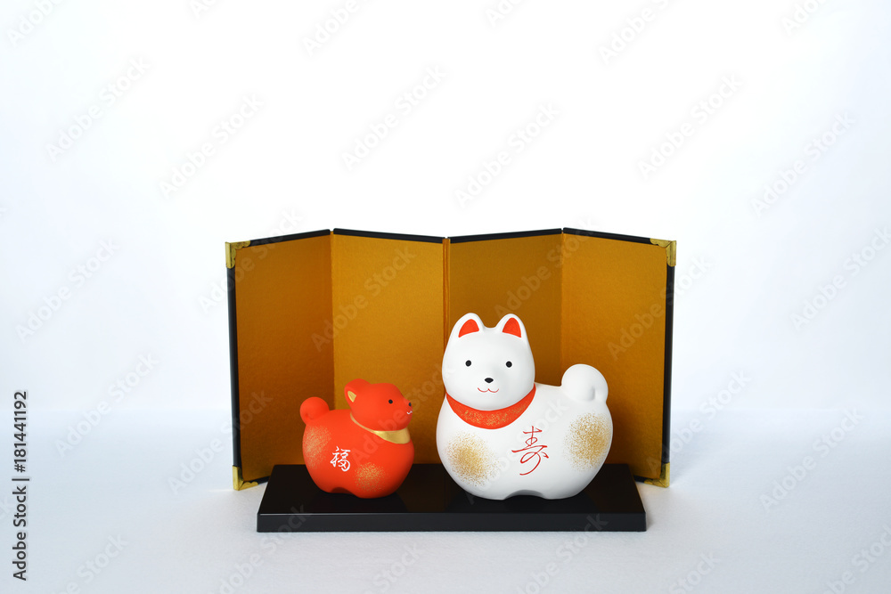 干支の置物　戌年