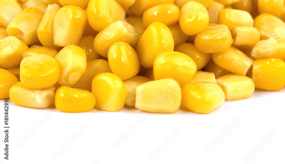 Sweet corn isolated on white background Sweet corn isolated on white background