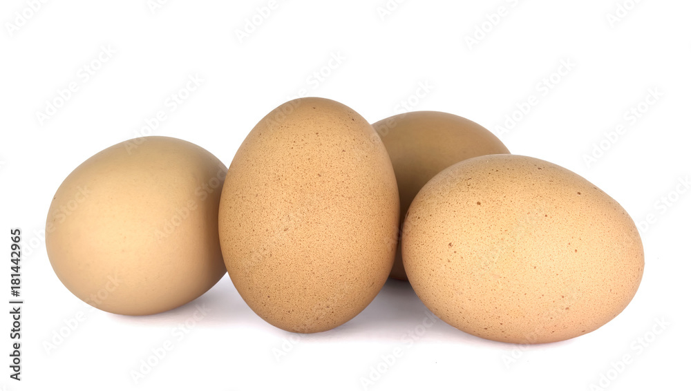 Eggs on White Background Eggs on White Background