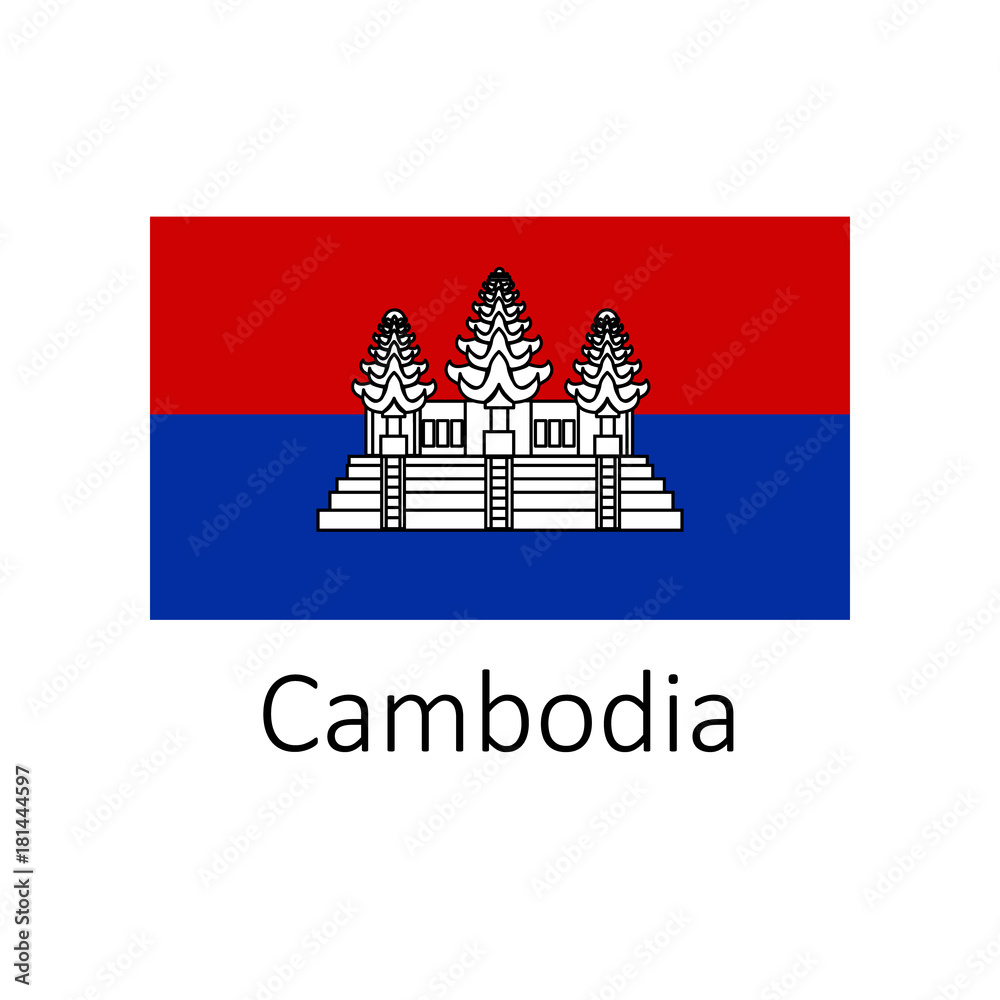 Cambodia national flag icon