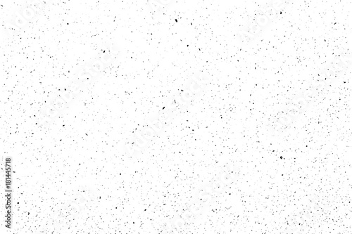 Distressed halftone grunge black and white vector texture - wrapping pack paper background for creation abstract vintage design effect with noise, scratch and grain.