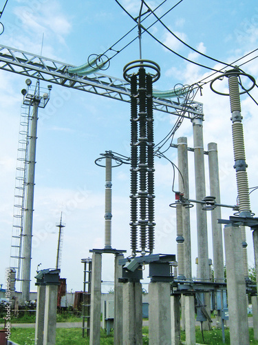 High-voltage electrical substation 330 kV
