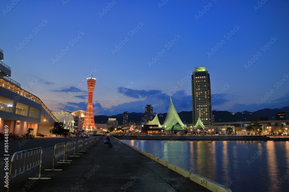Fototapeta premium メリケンパーク夜景