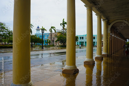 Canvas Print Cienfuegos during Hurrican Irma