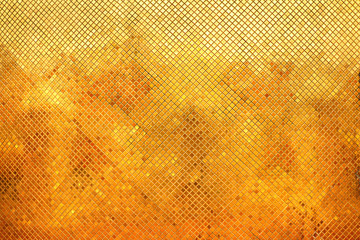 Keuken achterwand Mozaïek Gouden ruitvormige mozaïektextuur  © huawoon