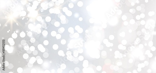 Banners with bokeh effect