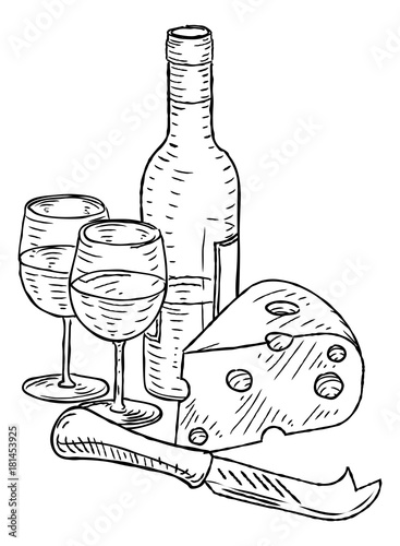Wine and Cheese Vintage Ret...