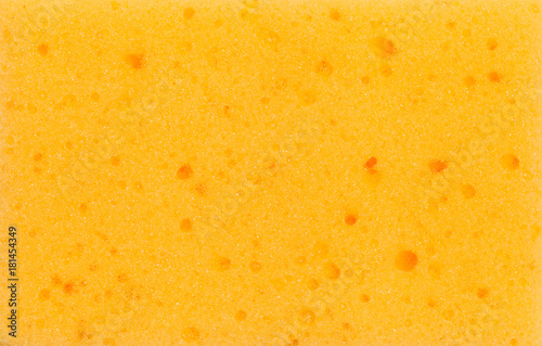 Background texture yellow foam sponge