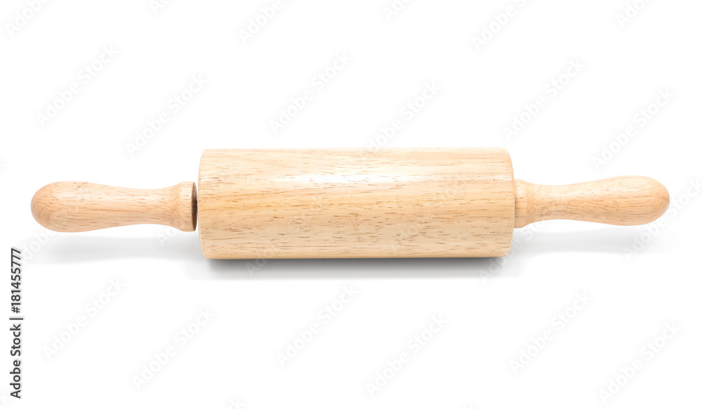 Rolling pin isolated on white background. Rolling pin isolated on white background.