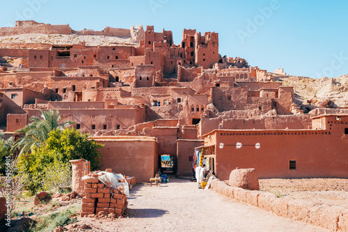 Tableau sur toile amazing ouarzazate kasbah fortification, morocco